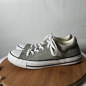 Converse Chuck Taylor All Star Ox Egret Gray Women’s 9 Canvas Low Top Sneakers